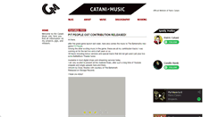 Desktop Screenshot of catani-music.de