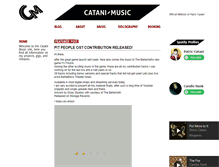 Tablet Screenshot of catani-music.de